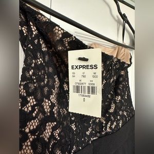 Beautiful black jumpsuit with lace top